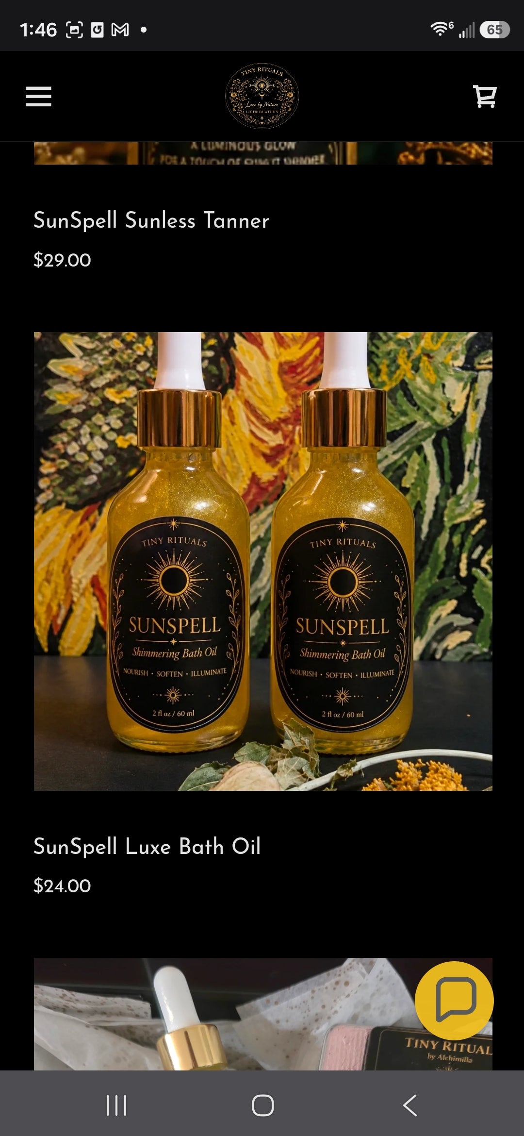 SunSpell Shimmering Bath & Body Oil